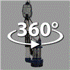 S3 Series sump pump and deluxe controller with dual float switch S3-DFC2_360