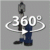 ST Series sump pump and enhanced controller with dual float switch ST-DFC1.5 360